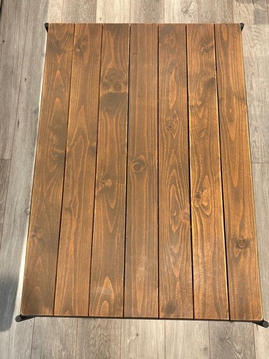【人気】KELT リビングテーブル 約90cm ヴィンテージ風 ローテーブル　棚付き
