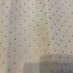 ニトリ　ドット柄アイボリー系2枚セットで　その2の画像