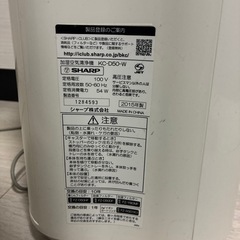 空気清浄機　sharpの画像