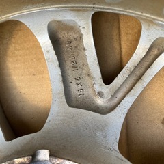 15インチ】日産純正アルミホイール 4本セット 5.5J 中古の画像