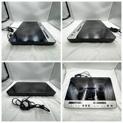 【❗️✨安全設計IHコンロ✨❗️】アイリスオーヤマ IHK-W12-B 工事不要の据え置き型IHクッキングヒーター❗️簡易清掃・通電確認済み❗️一人暮らし・新生活・自炊におすすめの画像