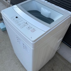 美品　ニトリ全自動洗濯機　2024年製　6kgの画像