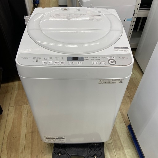 SHARP 7.0kg全自動洗濯機【リサイクルフカツ岡崎倉庫店】260314SM-28