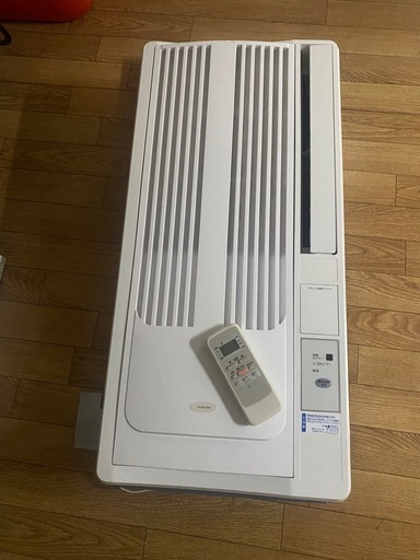 取引予定者決まりました！窓枠はめ込み式エアコン