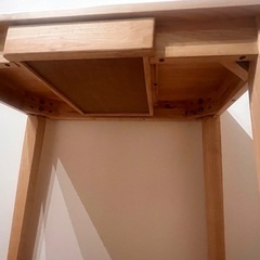新品同様　木製デスク　幅75cmの画像