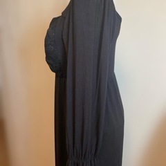 《ラクシアスリープ》ナイトブラワンピース 長袖マキシ丈 無地　80Lの画像