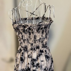 花柄キャミワンピースの画像