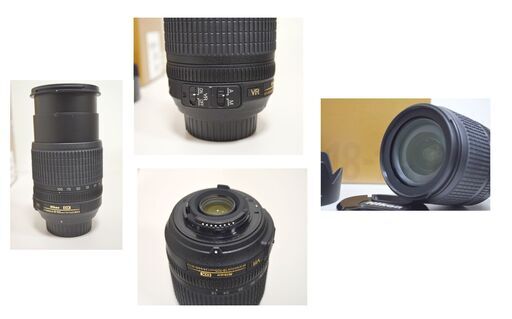【美品】Nikon AF-S 18-105mm　f/3.5-5.6G ED VR　手ブレ補正　ニコンFマウントレンズ