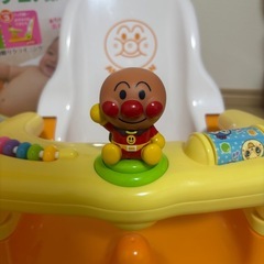 【美品】ANPANMAN ベビーバスチェア おもちゃ付きの画像