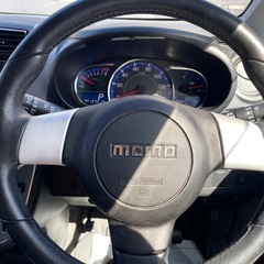 安心の総額表示！車検満たん★ダイハツムーヴカスタムRSターボmomoステアリング禁煙車バックモニターBluetoothナビTVエコアイドルetcプッシュスタートturbo！の画像