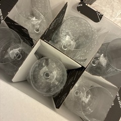 新品クリスタルワイングラス スロバキア産の画像