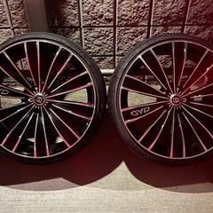 【格安】DAD ギャルソン 20インチ 前後サイズ違い 2本バリ溝 ガリ傷ありの画像