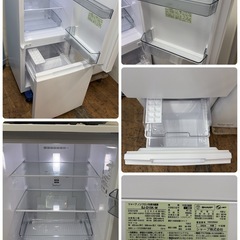 【🐤買取市場 6ヶ月保証】R384 ☀️2023-24年製の高年式♪ 生活家電3点セット シャープ / アイリスオーヤマ 冷蔵庫・洗濯機・電子レンジ ⭐動作確認済⭐クリーニング済の画像