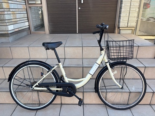 24インチ　　軽快自転車　オートライト