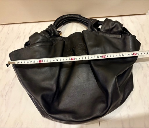 ロエベ/LOEWEナッパ手提げ アナグラム カラー···ブラック系