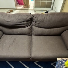 ニトリ　2人がけソファ
の画像
