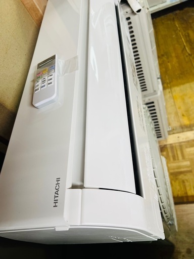 ☘️基本取り付け工賃込み　 日立エアコン RAS-DT22N主に6畳100V 2023年製♻️直接引き取り場合28000円となります。