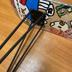 スケートボード　デッキチェア　
アイアン　チェアーの画像