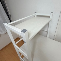 システムデスク　机　PCデスク　幅120×奥行55×高さ120cm  ニトリの画像