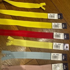 手芸用ファスナー26本の画像