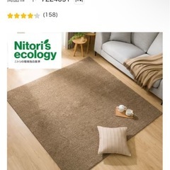 【ニトリ】カーペットの画像
