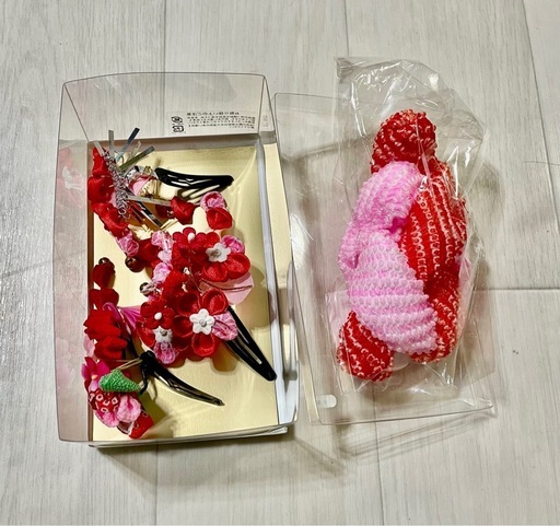 七五三 3歳 女の子 花ひめブランド　着物被布セット