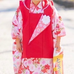 七五三 3歳 女の子 花ひめブランド　着物被布セットの画像