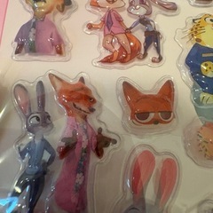 値下げ！ズートピア⭐︎立体シール①②の画像