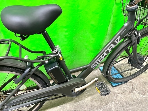新生活応援SALE?東京23区配達無料?新基準 ブリヂストン ステップクルーズ　9.6V 14.3Ah相当 リチウム 電動自転車 中古