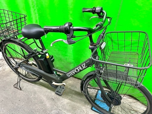 新生活応援SALE?東京23区配達無料?新基準 ブリヂストン ステップクルーズ　9.6V 14.3Ah相当 リチウム 電動自転車 中古