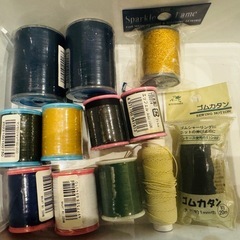未開封ミシン糸セットの画像
