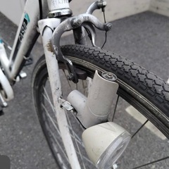 シティサイクルホワイト 6速ギア あさひ　　値下げ可‼️の画像