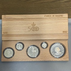 スペイン銀貨 1492-1992 新大陸500周年記念 5枚セット 銀925の画像