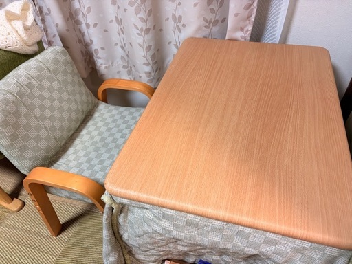 美品　こたつデスク　３点セット