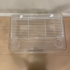 ハムスターケージ、エサ入れ、ヒーターの画像