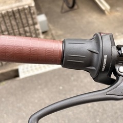 27インチ自転車（シマノ変速付き）3ヶ月使用 美品 カゴ付きの画像