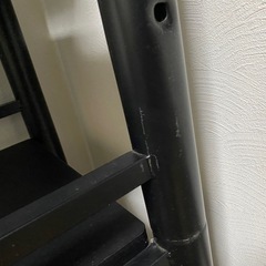 【階段付】ニトリロフトベッド(ブラック)コンセント付きの画像