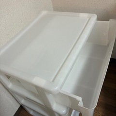 【美品】３段収納ケースの画像