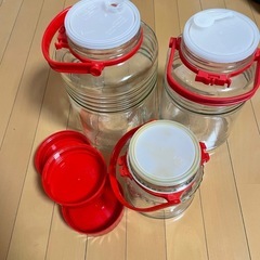 漬物瓶　3点セットの画像