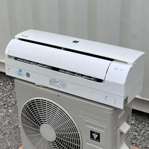 取付け可 ! !◇シャープ エアコン 6畳用 2021年製 プラズマクラスター 内部クリーンAY-N22TD 保証付き！取り外し無料 