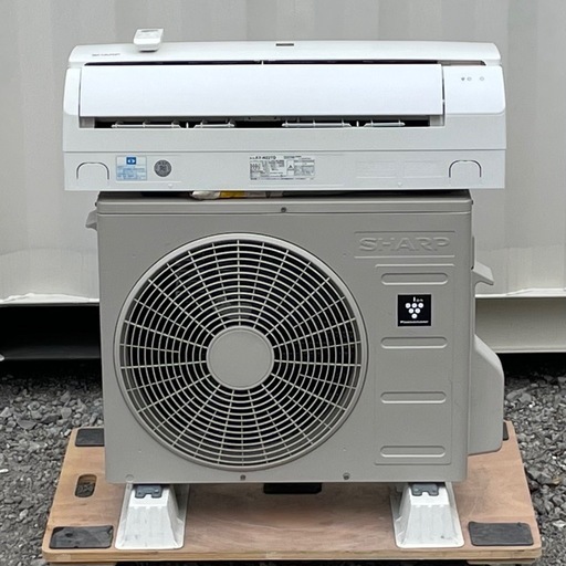 取付け可 ! !◇シャープ エアコン 6畳用 2021年製 プラズマクラスター 内部クリーンAY-N22TD 保証付き！取り外し無料 