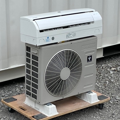取付け可 ! !◇シャープ エアコン 6畳用 2021年製 プラズマクラスター 内部クリーンAY-N22TD 保証付き！取り外し無料 