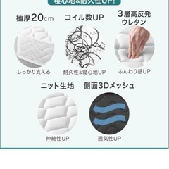 シングル　マットレス　あげますの画像