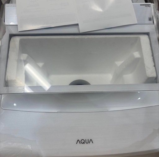 【引き取り限定】AQUA 洗濯機 AQW-VP14E5 2025年製 メーカー再生品 未使用品