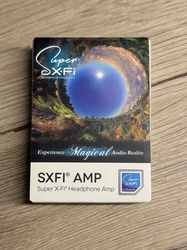 【新品未開封】Creative SXFI AMP（超小型ハイレゾUSB DACアンプ）生産終了の希少デッドストック品