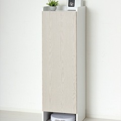 【掃除用具収納棚】【クリーナグッズ収納】サイズ：幅43.5×奥行42×高さ140cmの画像