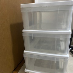 衣装ケース２つセットの画像