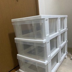 衣装ケース２つセットの画像