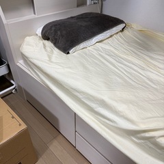 ニトリ　シングルベッド＆
マットレス の画像