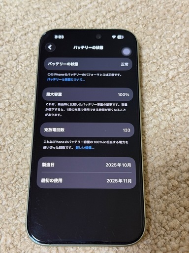Iphone 17 セージ 256GB